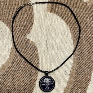 Magic The Gathering Forest Pendant Necklace